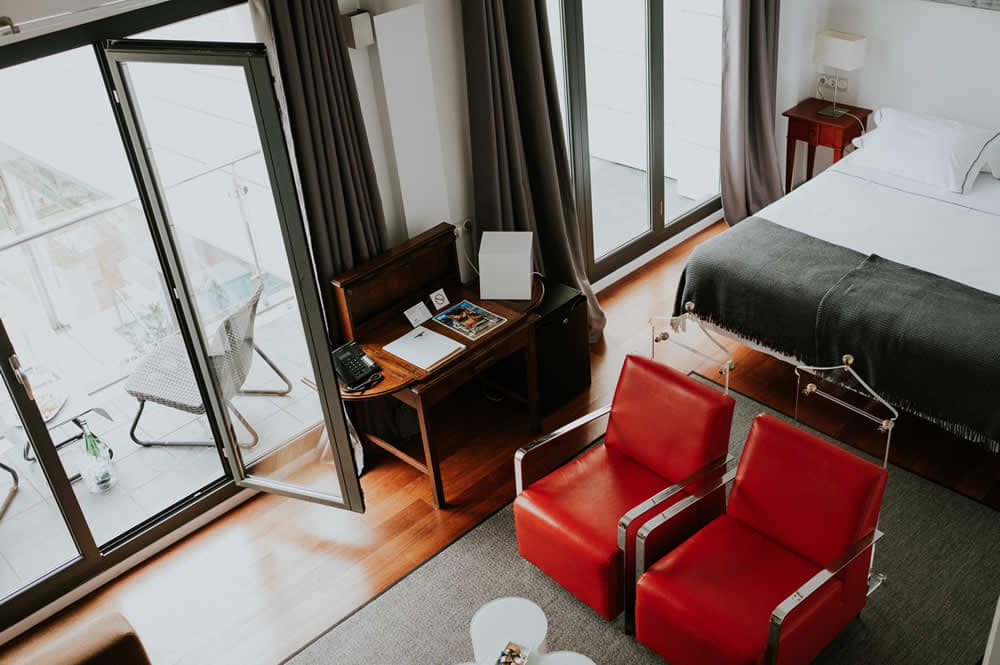 Habitación Junior Suite del Hotel Arbe, llama al +34 943 604 749 para reservar